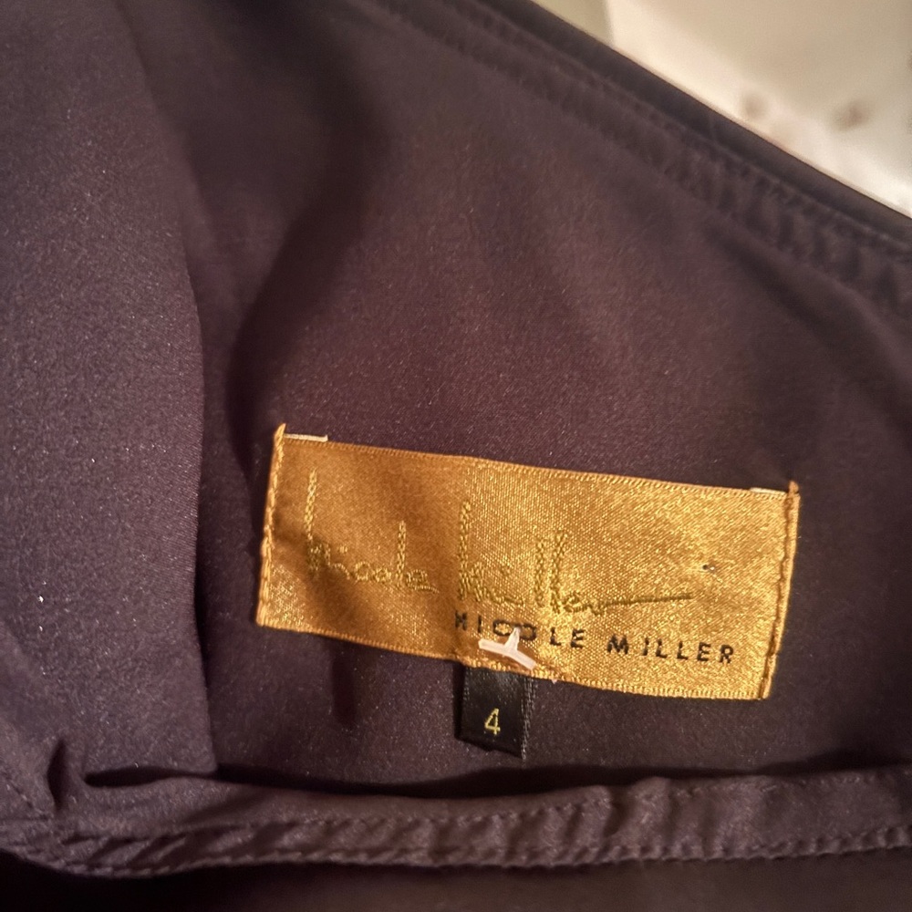 Nicole Miller Elegant Black Garment